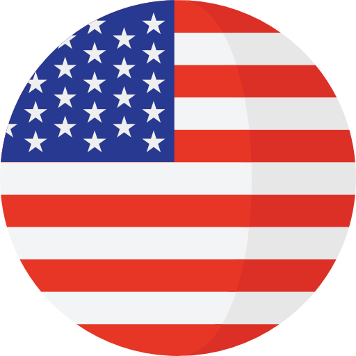 Logo de FromUSA con bandera de Estados Unidos